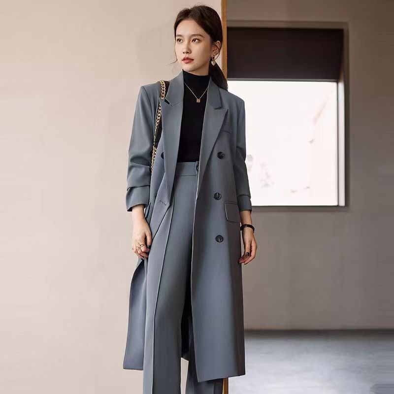 Trench Coat Formal - FANAN élégant Long Trench manteau femmes