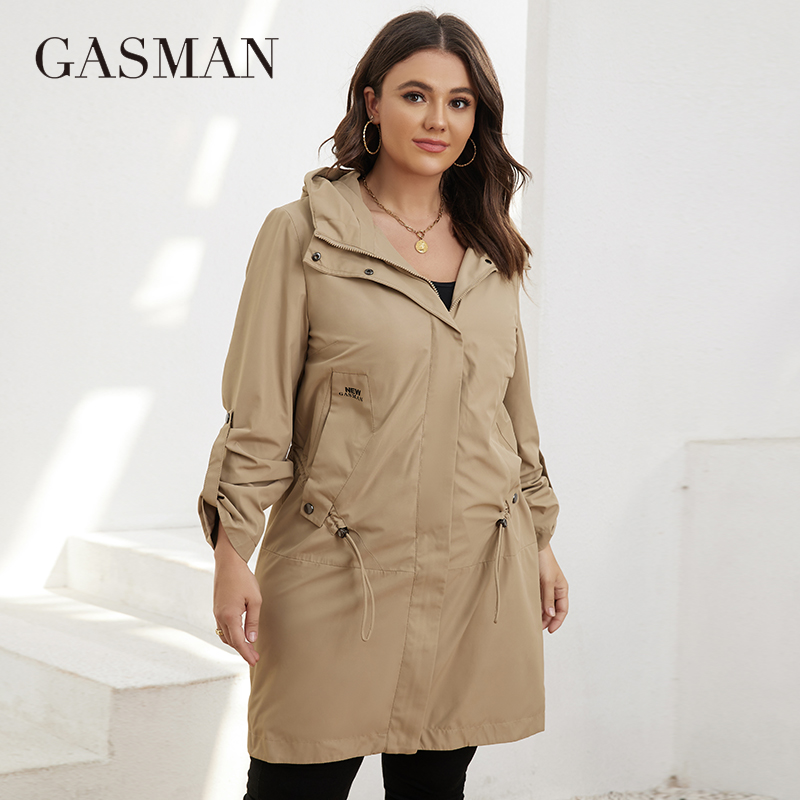Trench Coat Formal - GASMAN – Trench-Coat mi-long à capuche