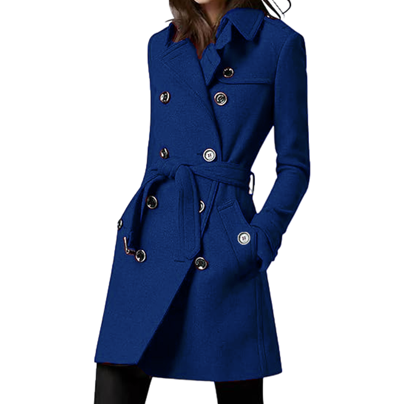 Trench Coat Formal - Trench-Coat en mélange de laine pour