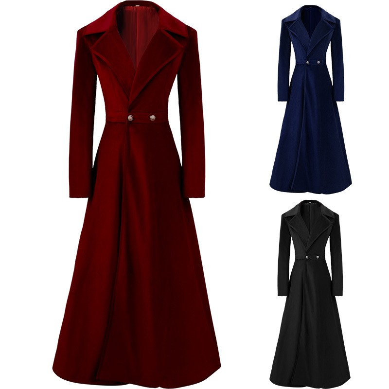 Trench Coat Formal - Trench-Coat élégant à revers cranté pour