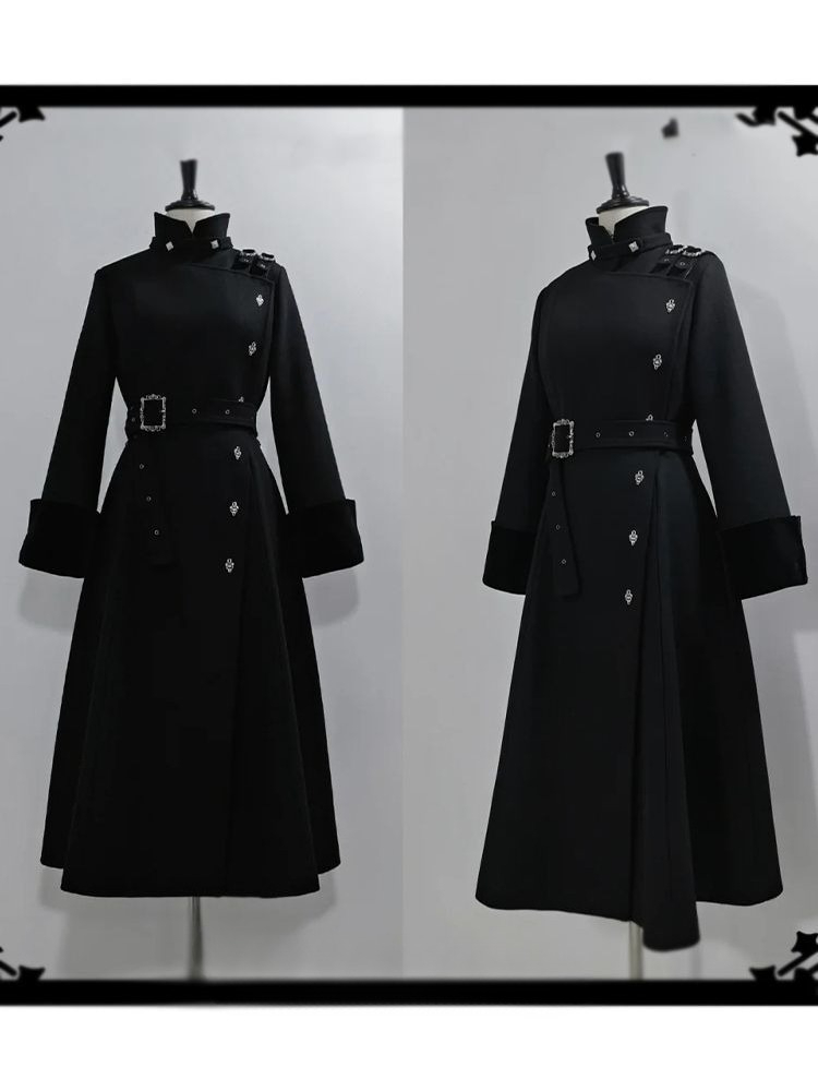 2025 hiver gothique ceinturé m - Trench Coat Formal avis et prix