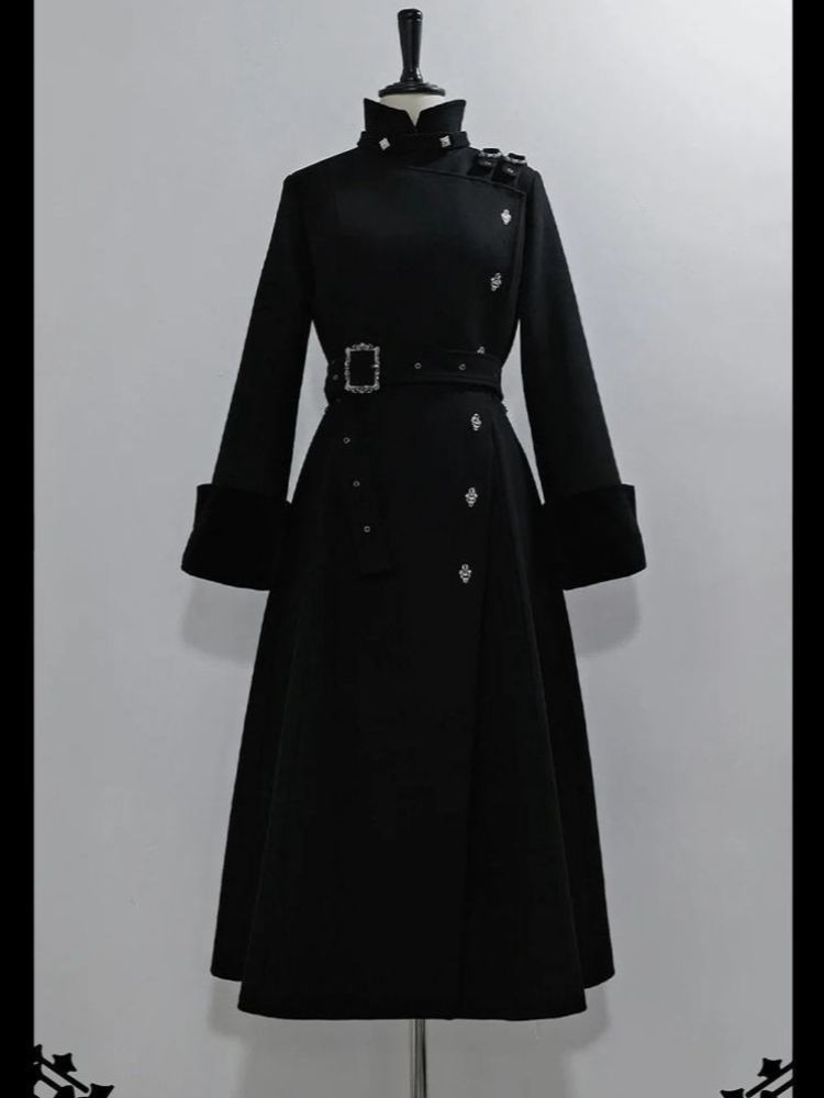 2025 hiver gothique ceinturé m - Trench Coat Formal avis et prix