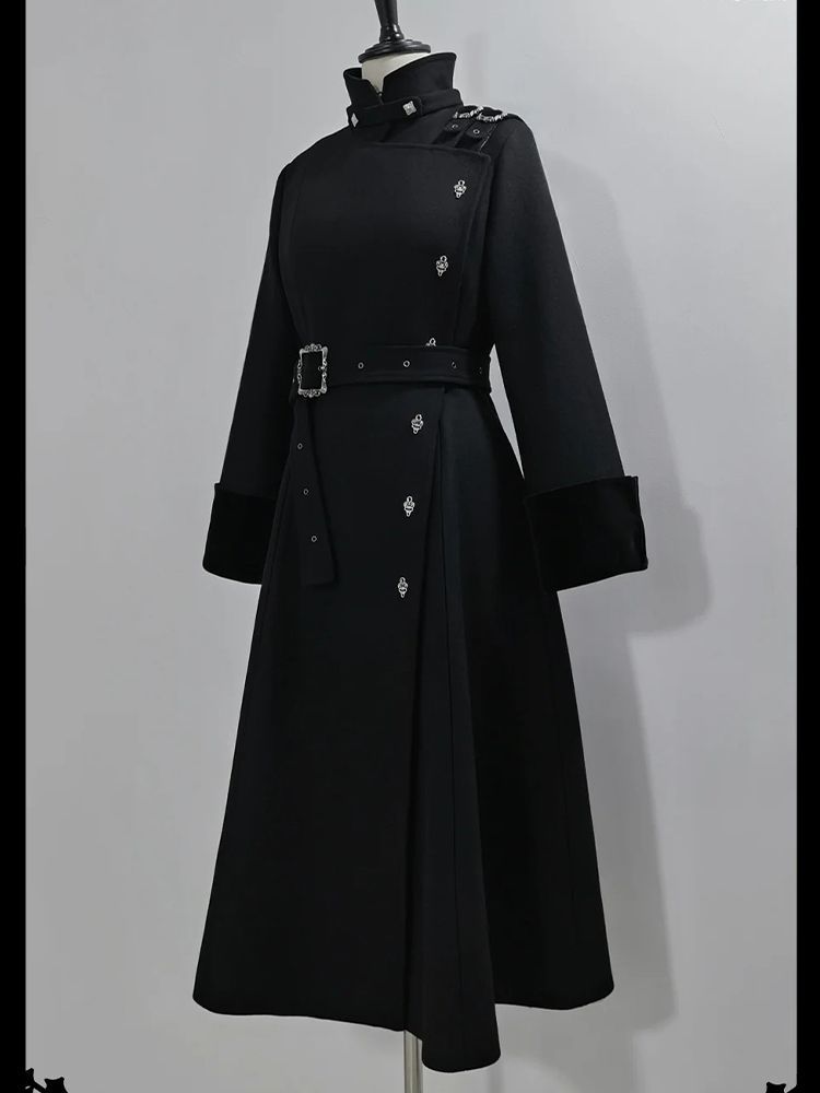 2025 hiver gothique ceinturé m - Trench Coat Formal avis et prix