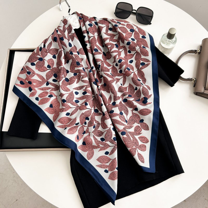 Foulard carré 90 cm de haute q - Scarf Silk Neck avis et prix
