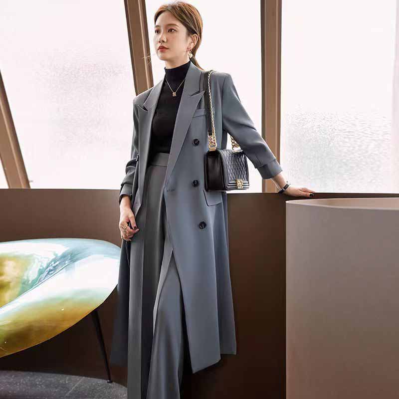 FANAN élégant Long Trench mant - Trench Coat Formal avis et prix