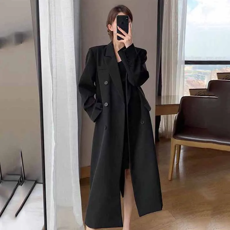 FANAN élégant Long Trench mant - Trench Coat Formal avis et prix