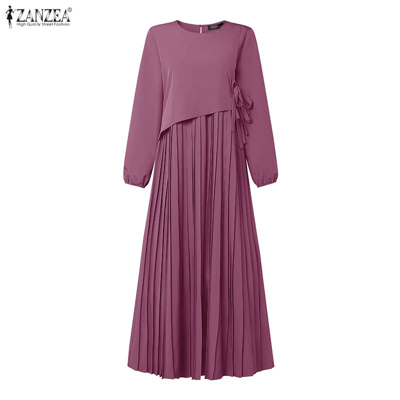 ZANZEA Robe longue plissée élé - Women Formal Office Wear Tops avis et prix