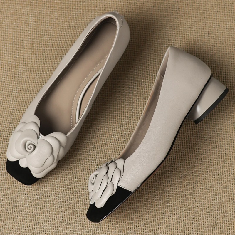 Escarpins à enfiler en peau de - Women Formal Office Wear Tops avis et prix