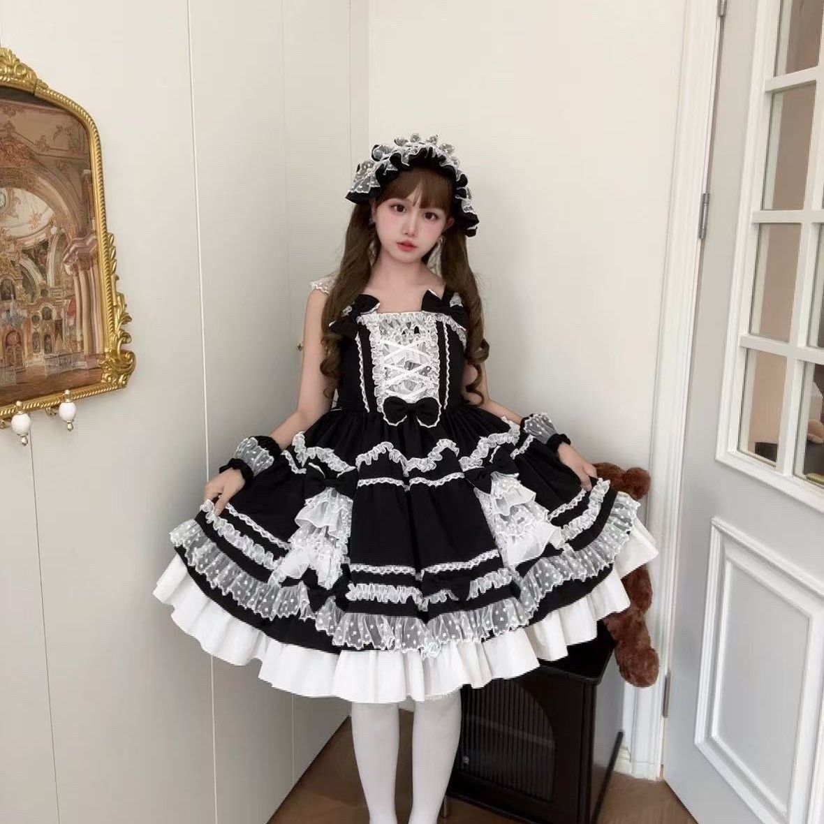 Robe Lolita douce crème blanch - Victorian Women'S Formal Wear avis et prix