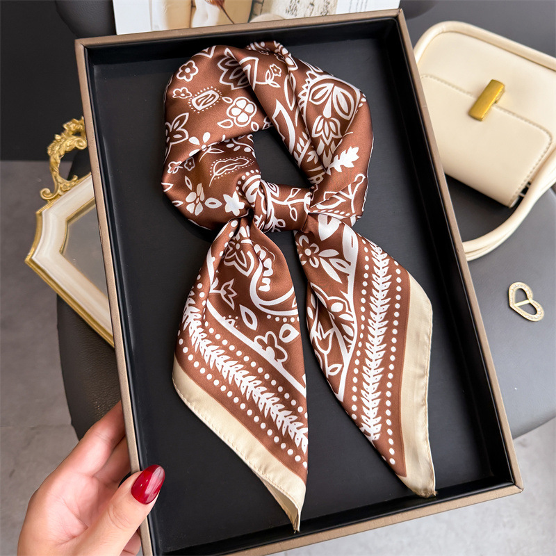 1 pièce, foulard en soie à imp - Scarf Silk Neck avis et prix