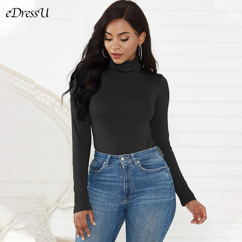 Femmes body col roulé automne  - Turtleneck Bodysuit Office avis et prix