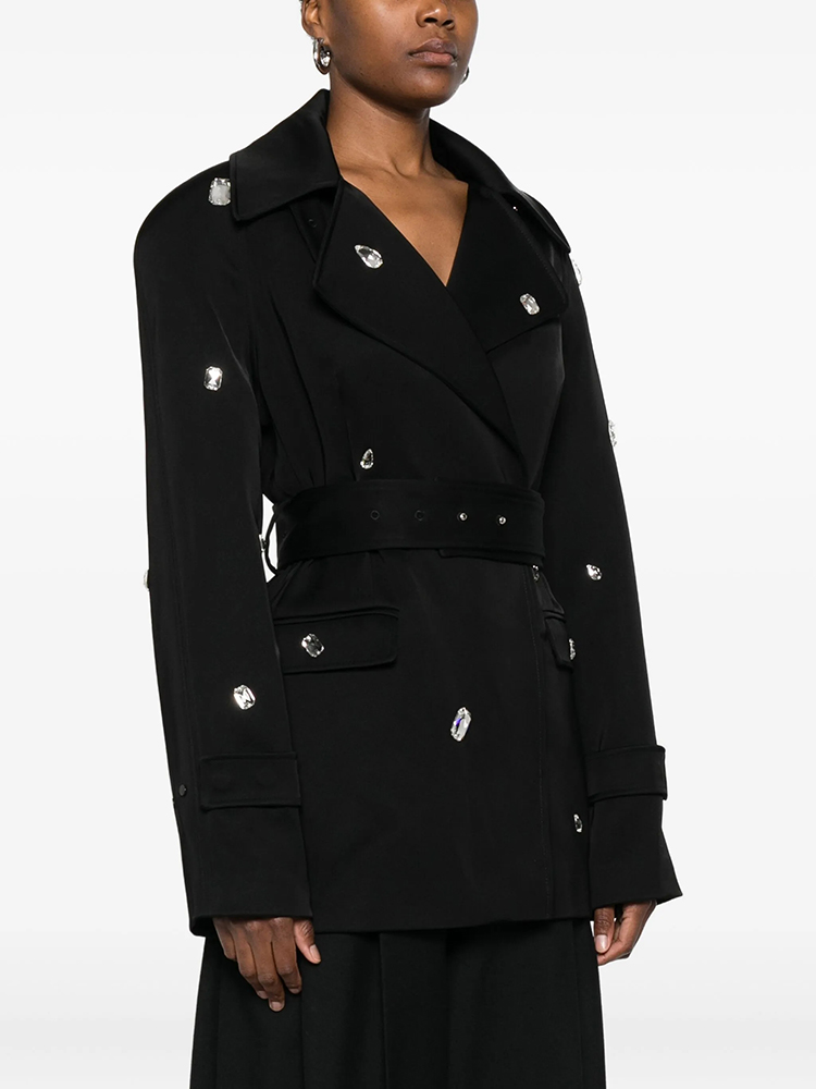 Manteau trench noir à double b - Trench Coat Formal avis et prix