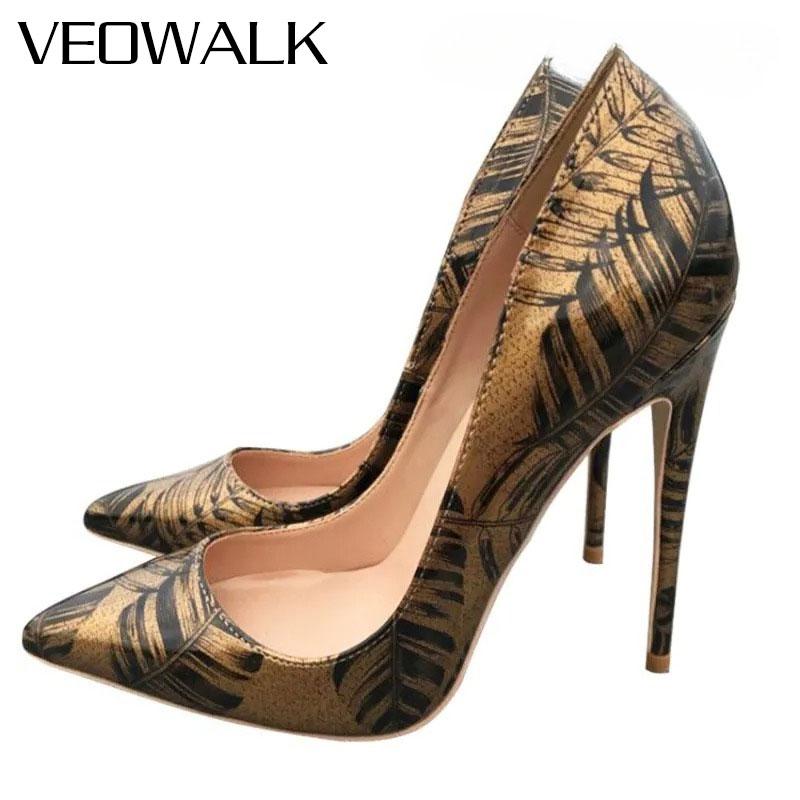 Veowalk Escarpins à motif doré - Women Formal Wear Heels avis et prix