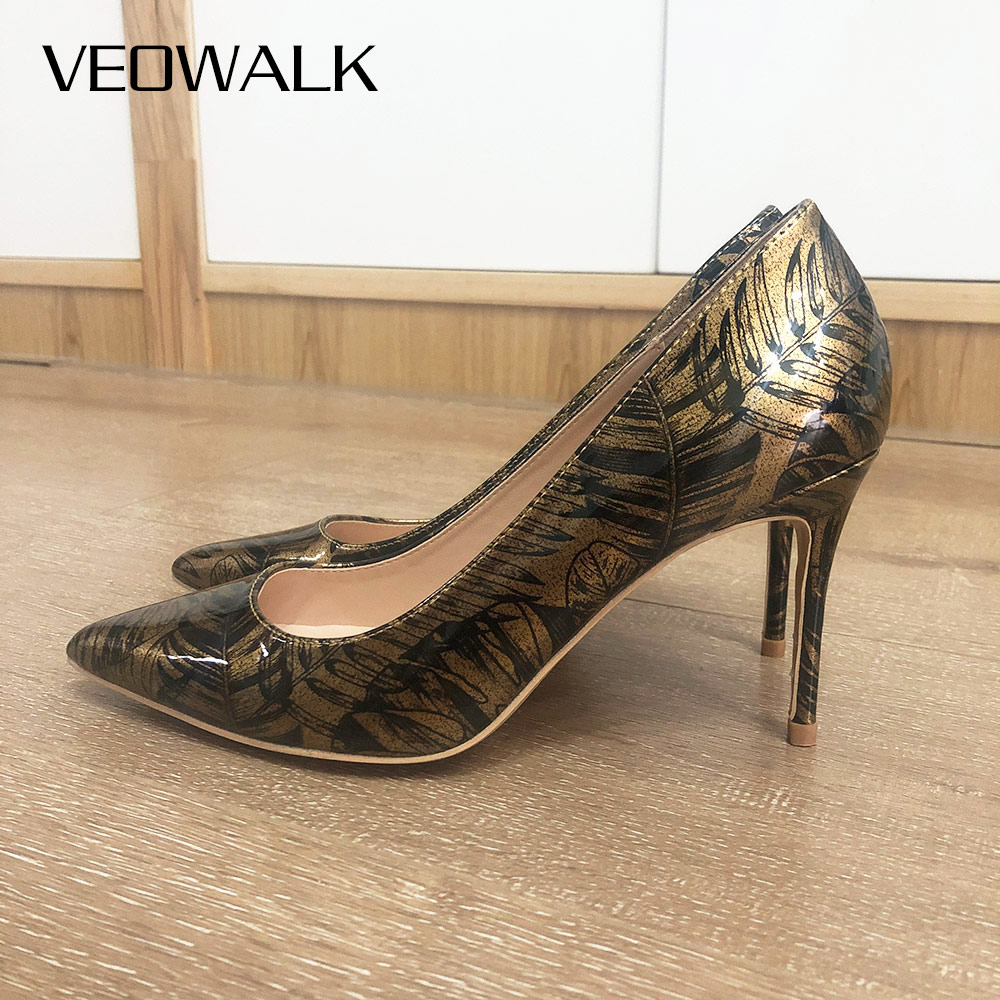 Veowalk Escarpins à motif doré - Women Formal Wear Heels avis et prix