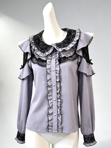 Chemisier Kawaii Harajuku JK p - Women Formal Blouses For Evening Wear avis et prix