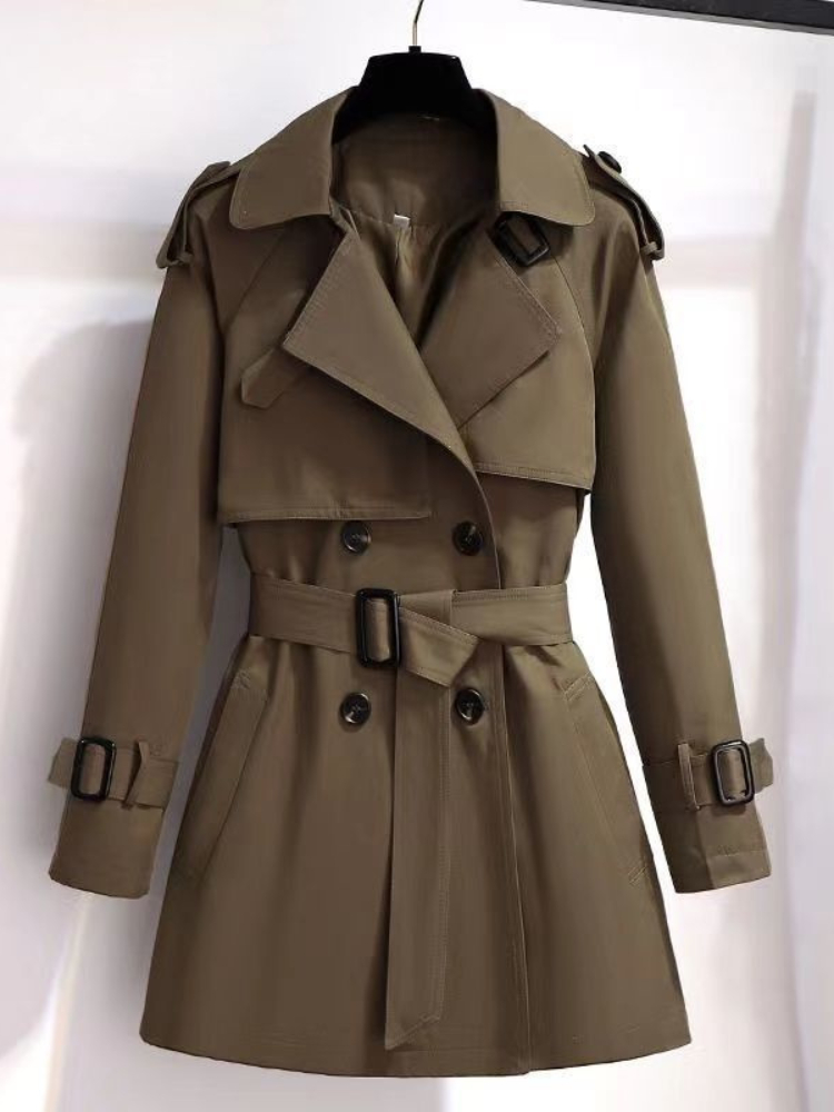 Manteau mi-long à double bouto - Trench Coat Formal avis et prix