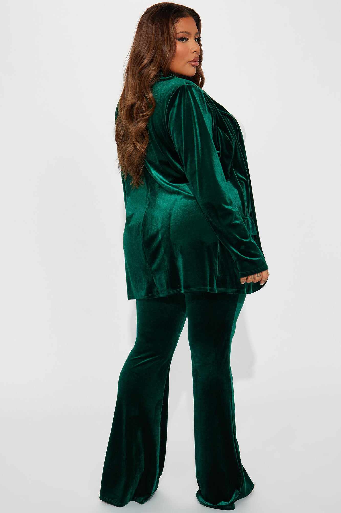 Costume en velours vert pour f - Women Formal Wear With Tie avis et prix