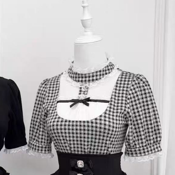 Chemise Lolita japonaise pour  - Women Formal Blouses For Evening Wear avis et prix