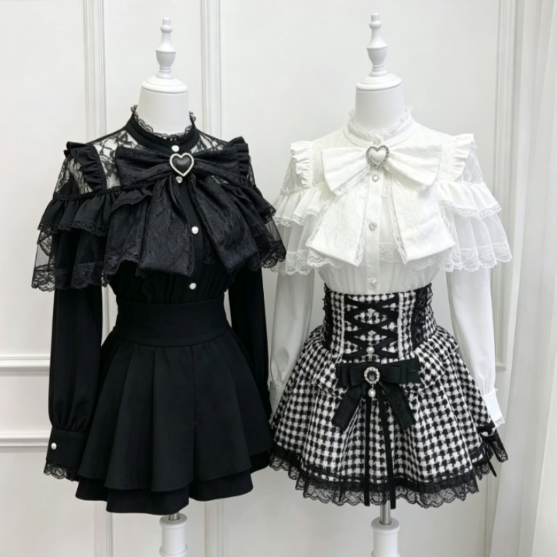 Chemise Lolita Kawaii Japonais - Women Formal Blouses For Evening Wear avis et prix